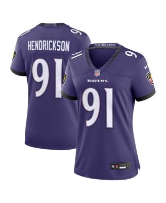 Women's Trey Hendrickson Purple Baltimore Ravens Team Game Jersey