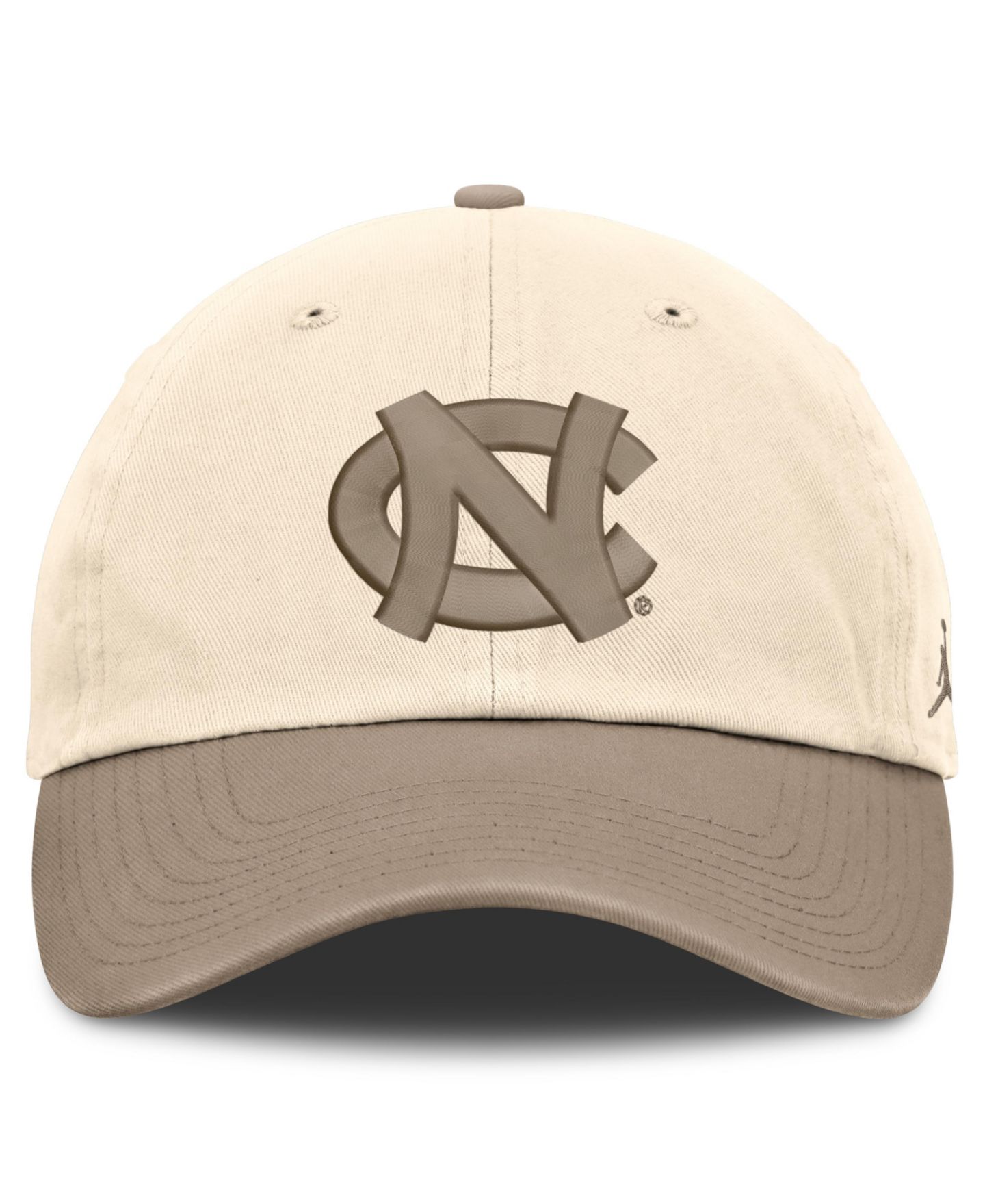 Мужские головные уборы Jordan Natural/Khaki North Carolina Tar Heels Two-Tone Club Adjustable Hat — фото 6