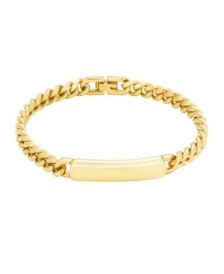 Men's Gold-Tone Chain Bracelet