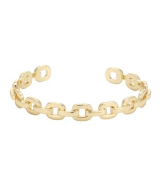 Women's Gold-Tone Curb Link Cuff Bracelet