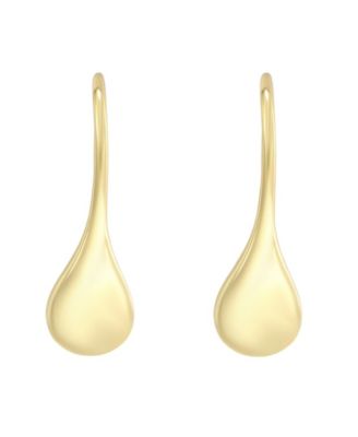 Gold-Tone Teardrop Dangle Earrings