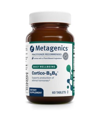 Cortico B5B6 Adrenal Hormone and Energy Support with Vitamin B5, B6, Vitamin C, Magnesium and Calcium Non GMO, Gluten Free 60 Tablets