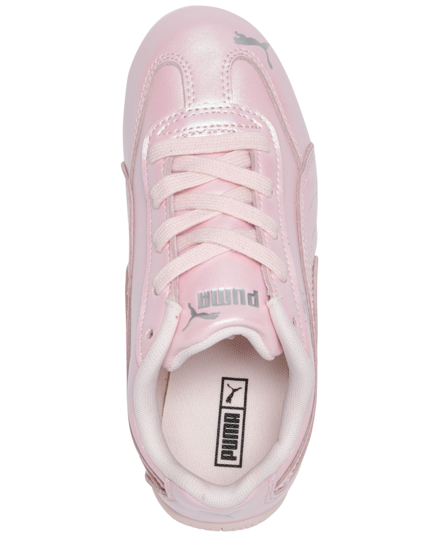 Детские кроссовки Puma Little Girls' Speedcat OG Suede and Leather Retro, цвет: Jasmine Flower — фото 5