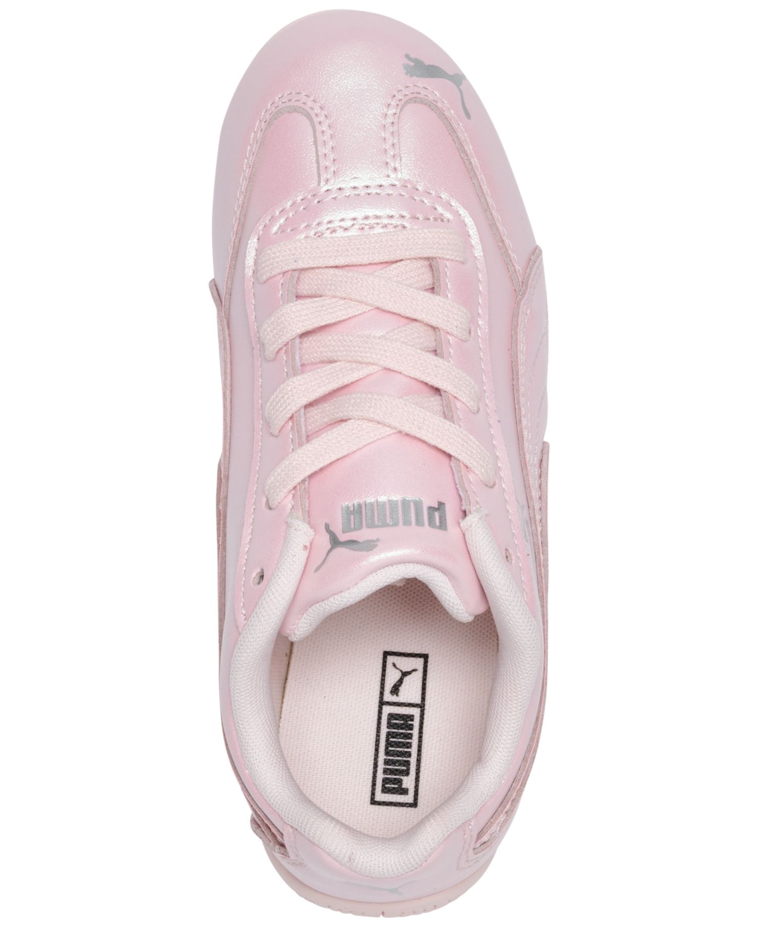 Little Girls' Speedcat OG Suede and Leather Retro Sneakers from Finish Line