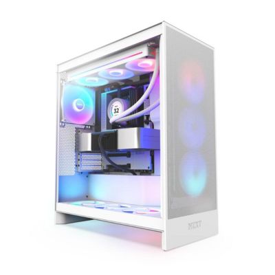 H7 Flow RGB E-ATX Mid-Tower Airflow Computer Case Compatible with E-ATX, ATX, Micro-ATX, and Mini-ITX Motherboards