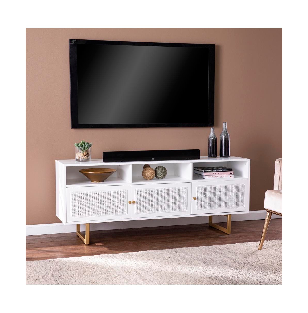 Augusta Home Mursley Media Cabinet Storage - White