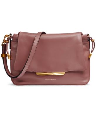 Mohair Leather Small Shoulder Handbag