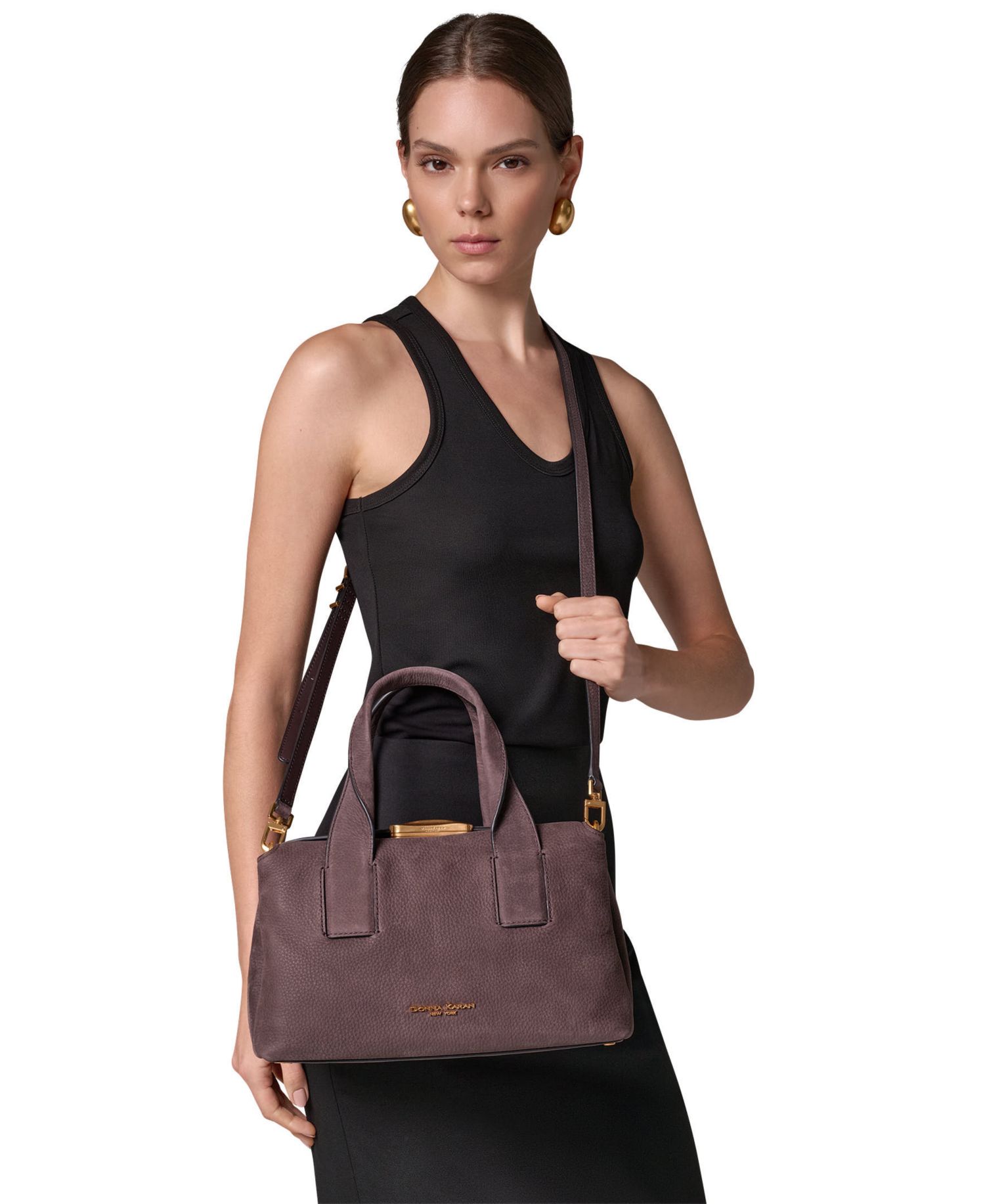 Amagansett Triple Compartment Medium Satchel Handbag
