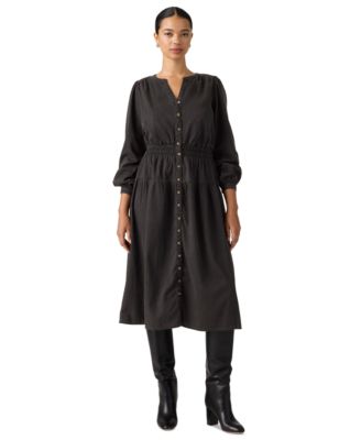 Women's Clementine Plaid A-Line Midi Dress