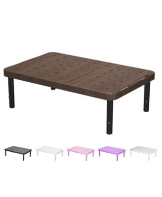Adjustable Dual Monitor Riser, Compatible with Most Displays and Laptops