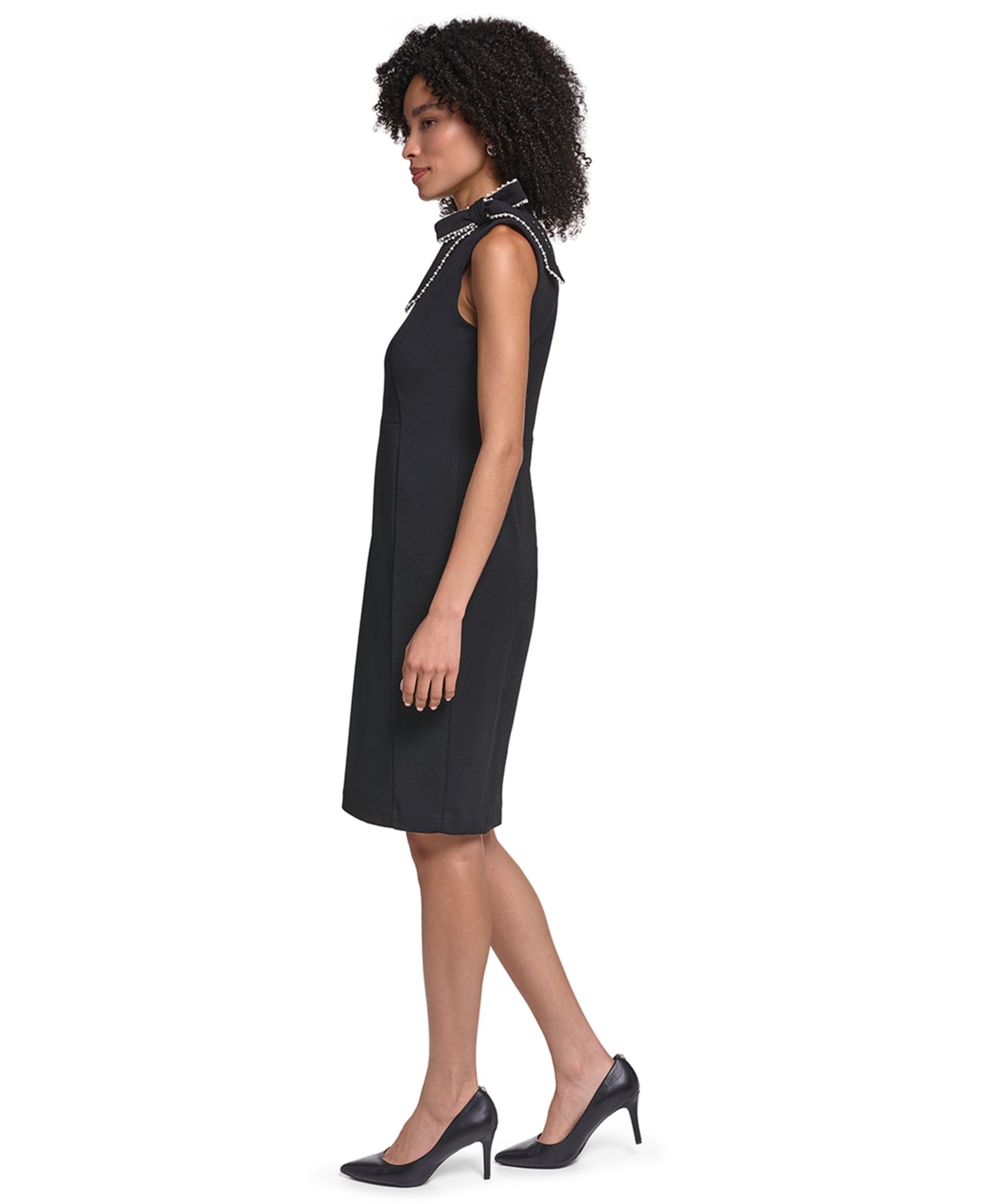 S/L MOCK NECK BOW SHEATH