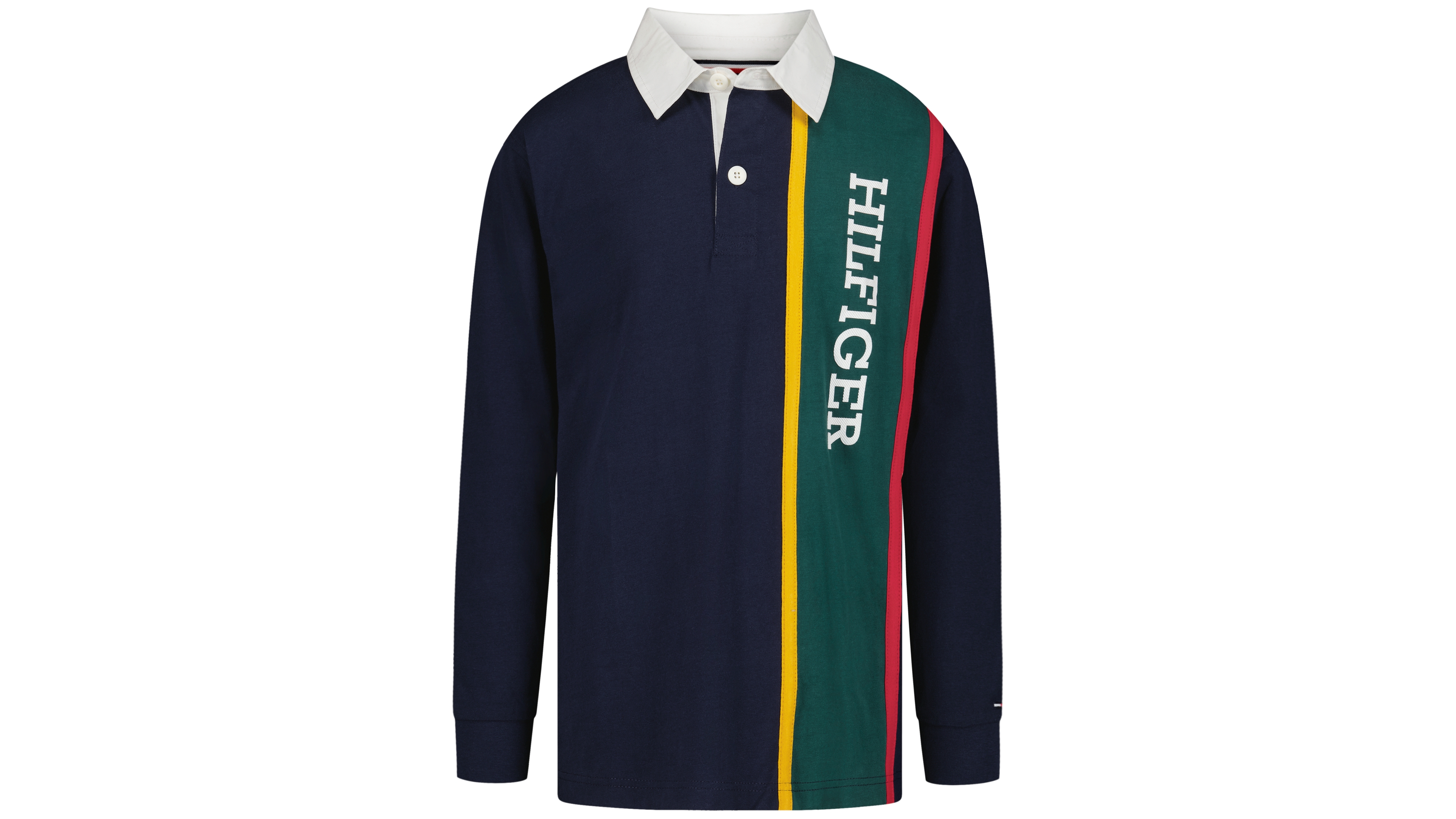 Tommy Hilfiger Men's Stripe Rugby Long-Sleeve Polo Shirt, Created for Macy's