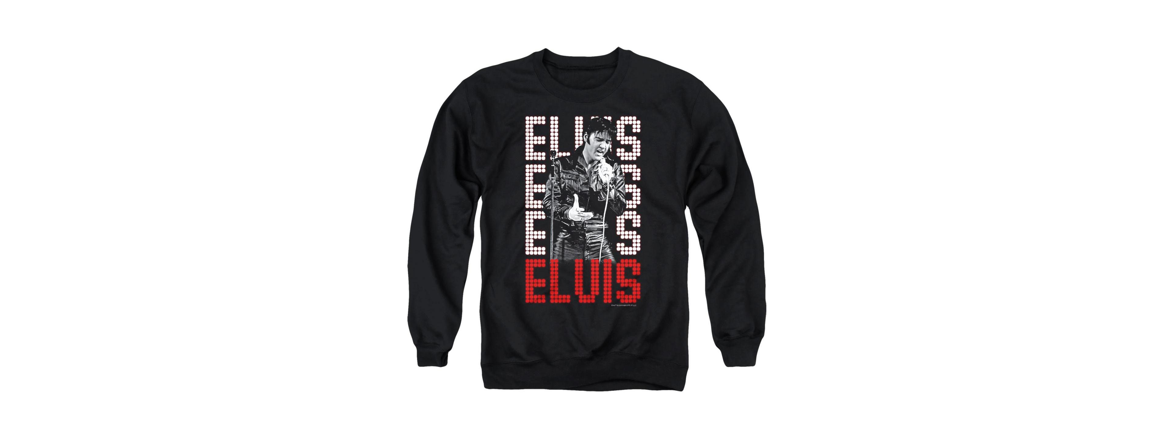 Elvis Men's Presley 1968 Graphic Crewneck Sweatshirt
