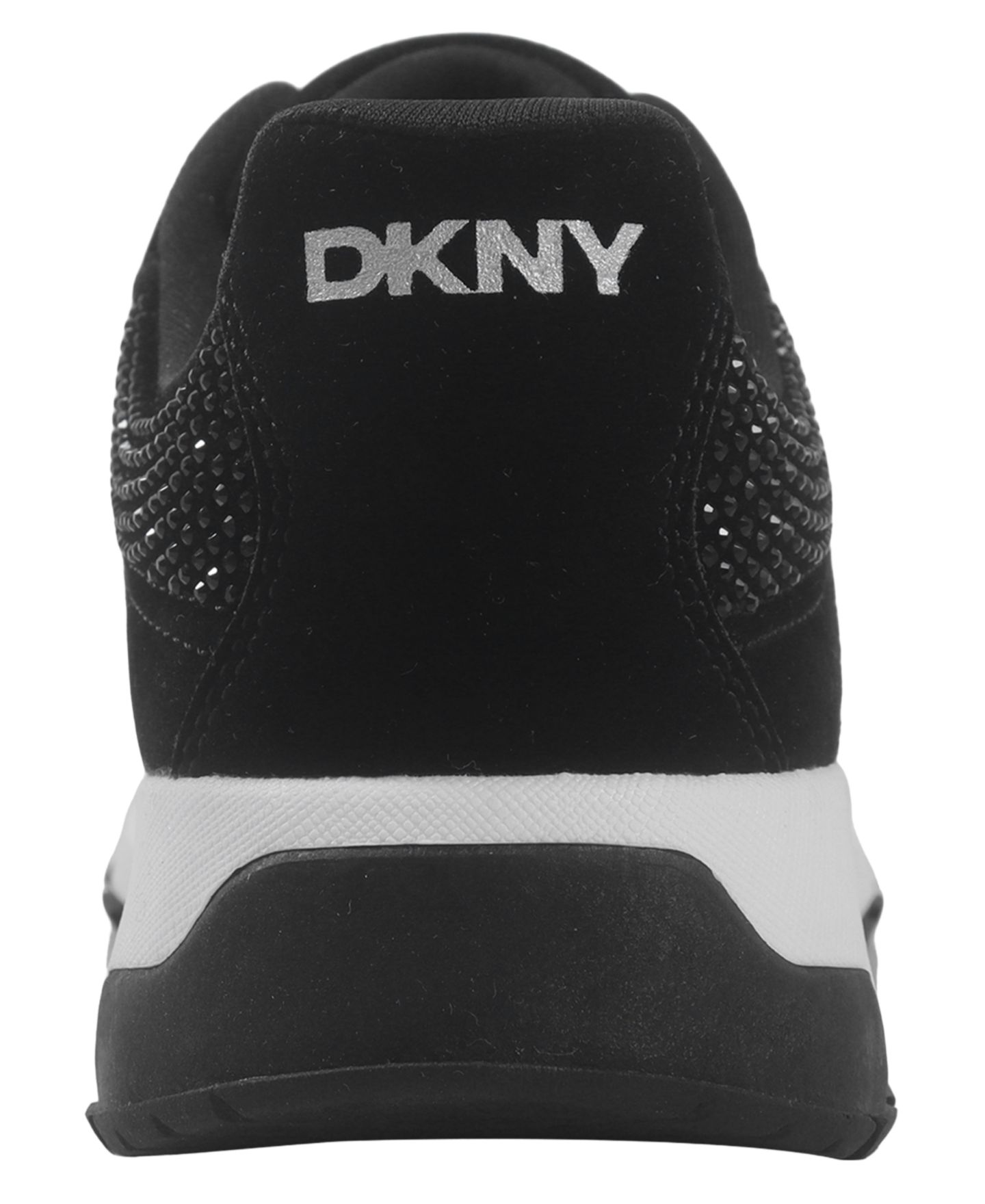 Детские кроссовки DKNY Danni Jog Low-Top Lace-Up, цвет: Чёрный — фото 3
