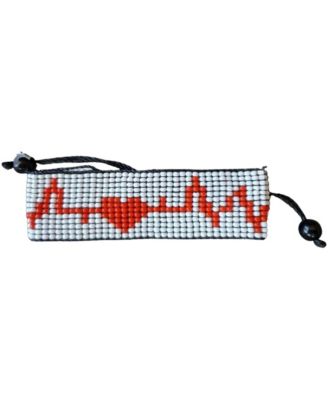Heartbeat Harmony Hand Beaded Bracelet