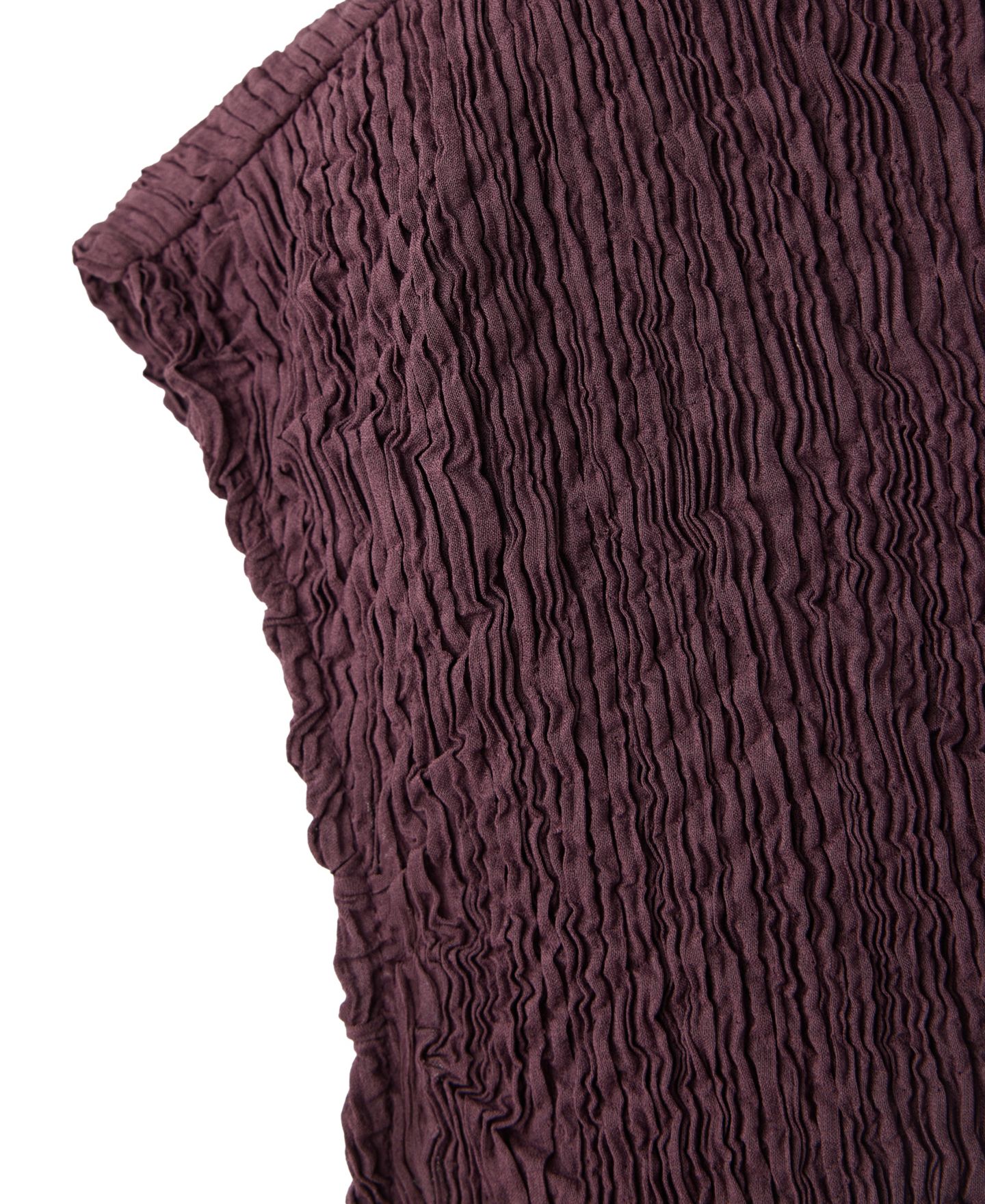 Женское платье MANGO A-Line Mock Neck Textured, цвет: Бордовый — фото 2