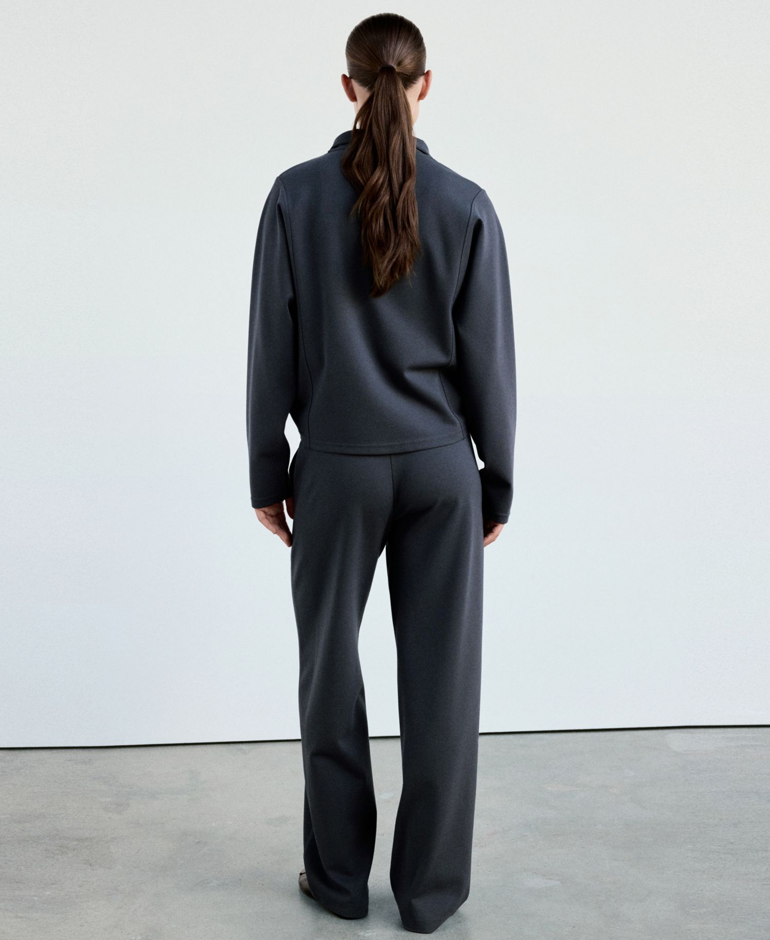Women's Fine-Knit Straight-Fit Pants