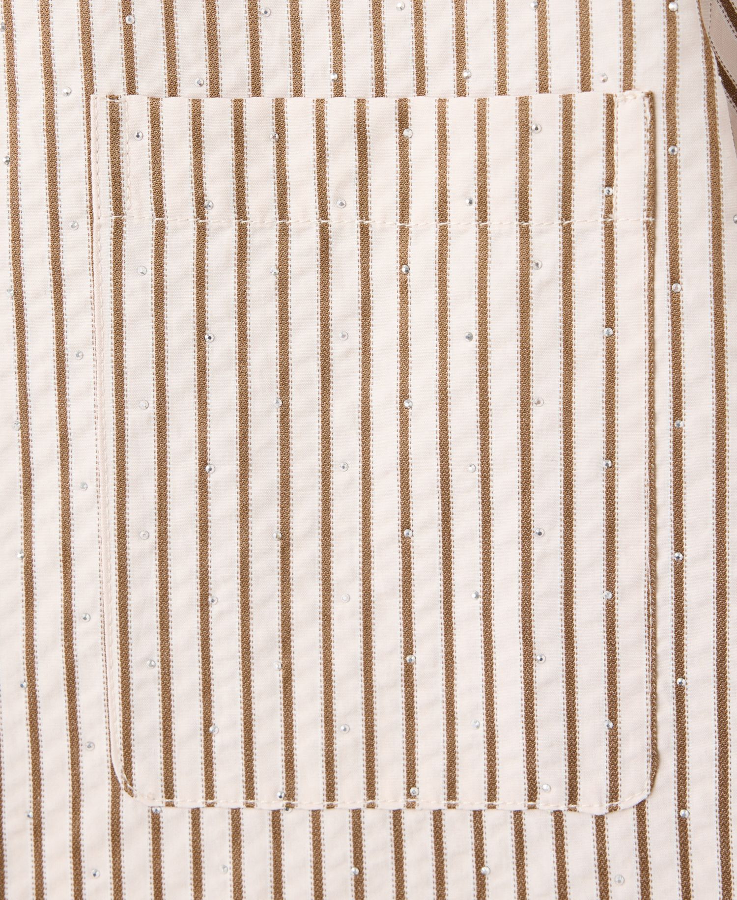 Women's Crop Striped Shirt