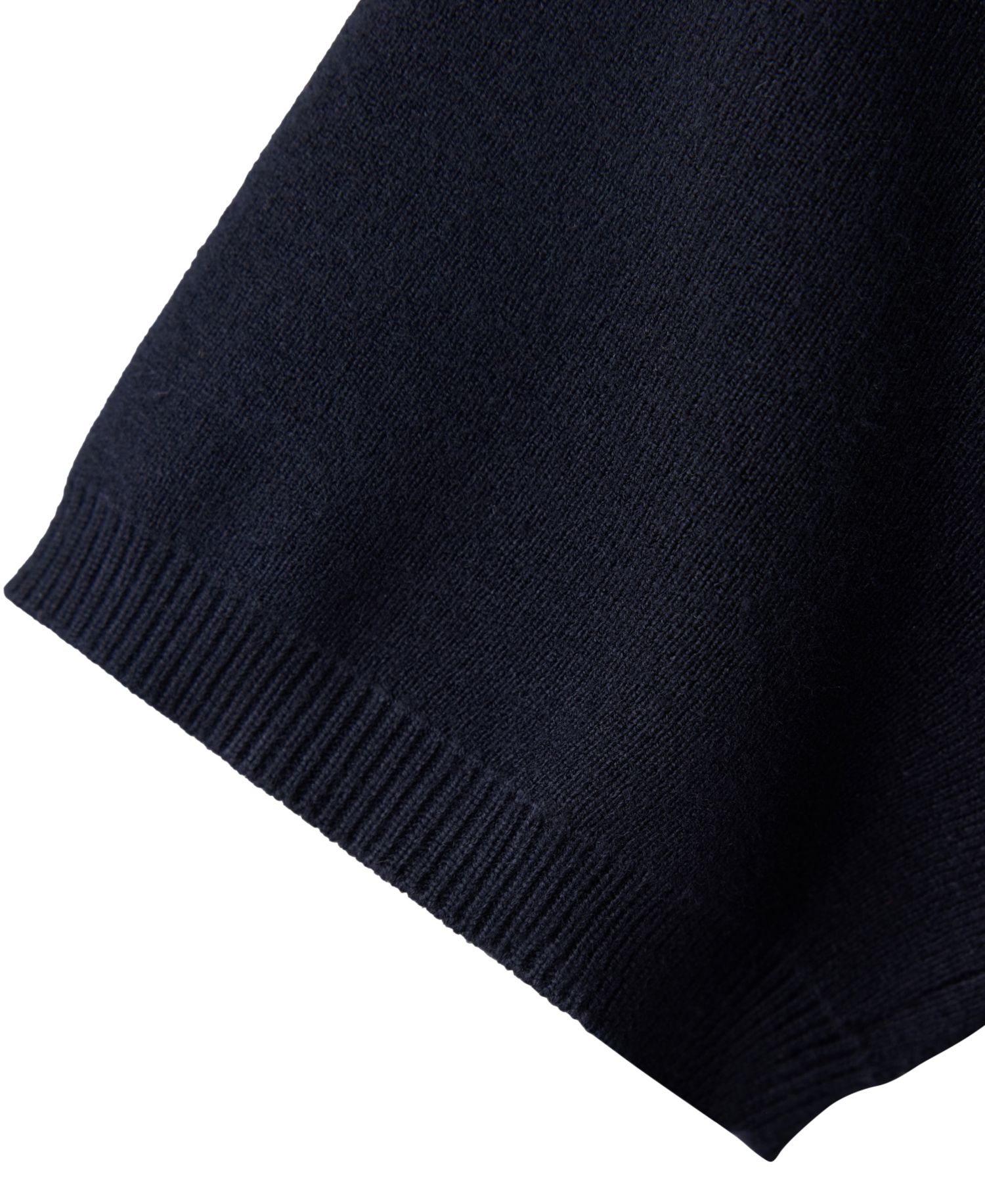 Women's Short-Sleeve Striped Polo Neck Sweater