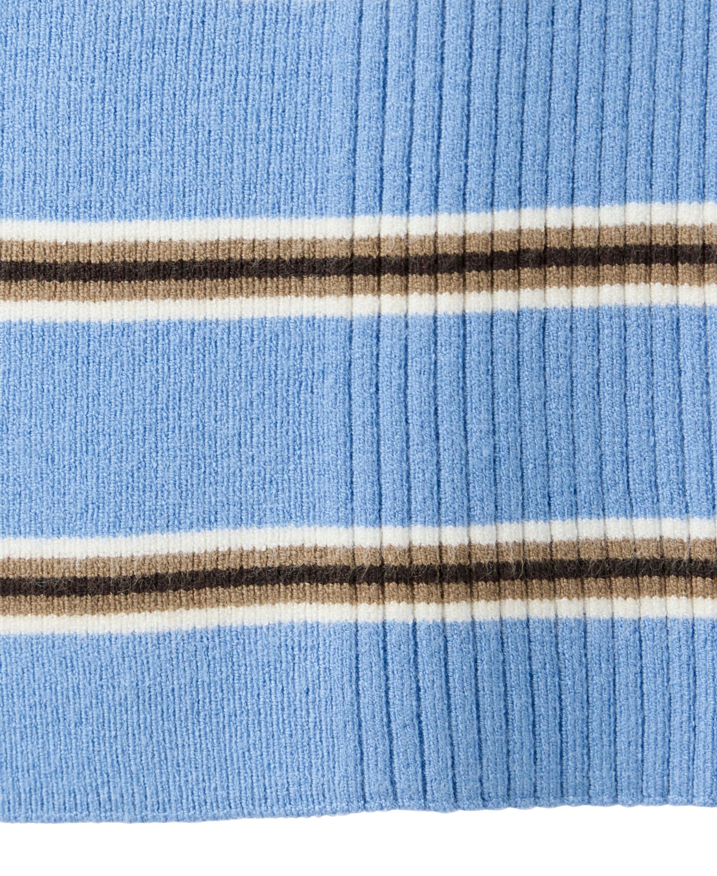 Женский жилет Mango Ribbed Striped, цвет: Синий — фото 2