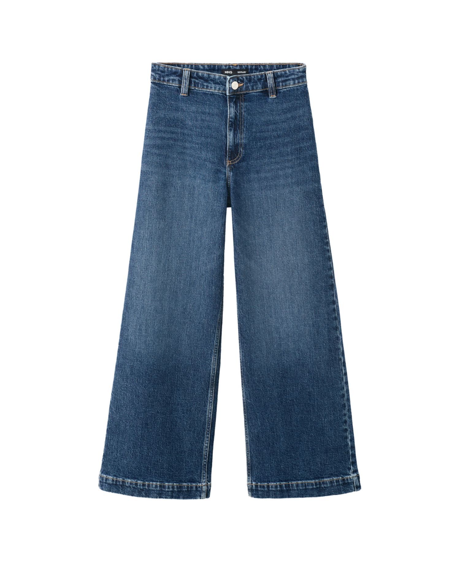 Women's Catherin High-Rise Wide-Leg Culotte Jeans
