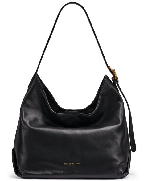 Женская сумка Donna Karan New York Brocade Large Hobo, цвет: Чёрный / Золотой