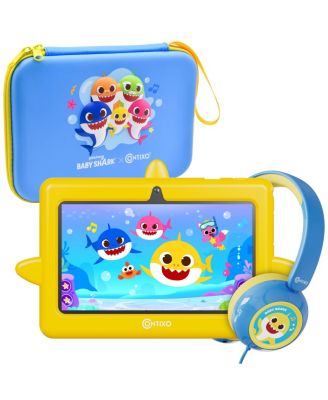 Pinkfong Baby Shark 7-Inch Kids Tablet Bundle with 32GB and 8 Learning Apps