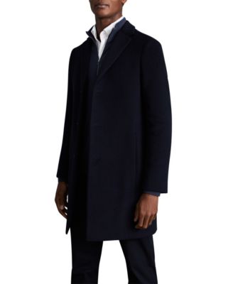 Men's Gable Wool-Blend Single-Breasted Overcoat