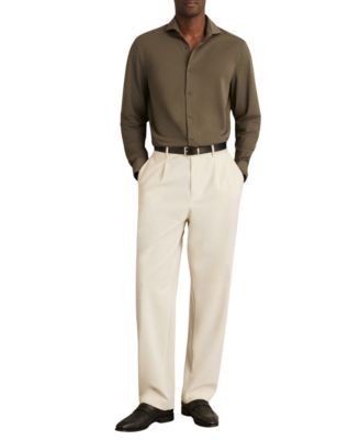 Men's Charge Stretch-Jersey Cutaway-Collar Shirt