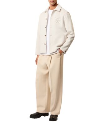 Men's Champ Relaxed-Fit Wool-Blend Monogram Jacket