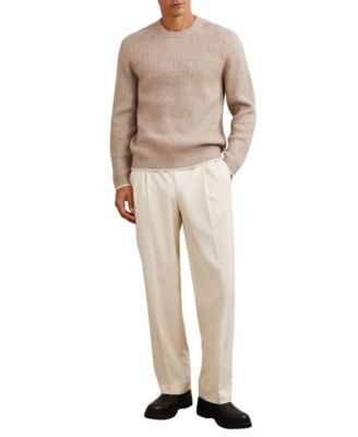Men's Crammond Crew-Neck Raglan-Sleeve Brushed-Finish Sweater
