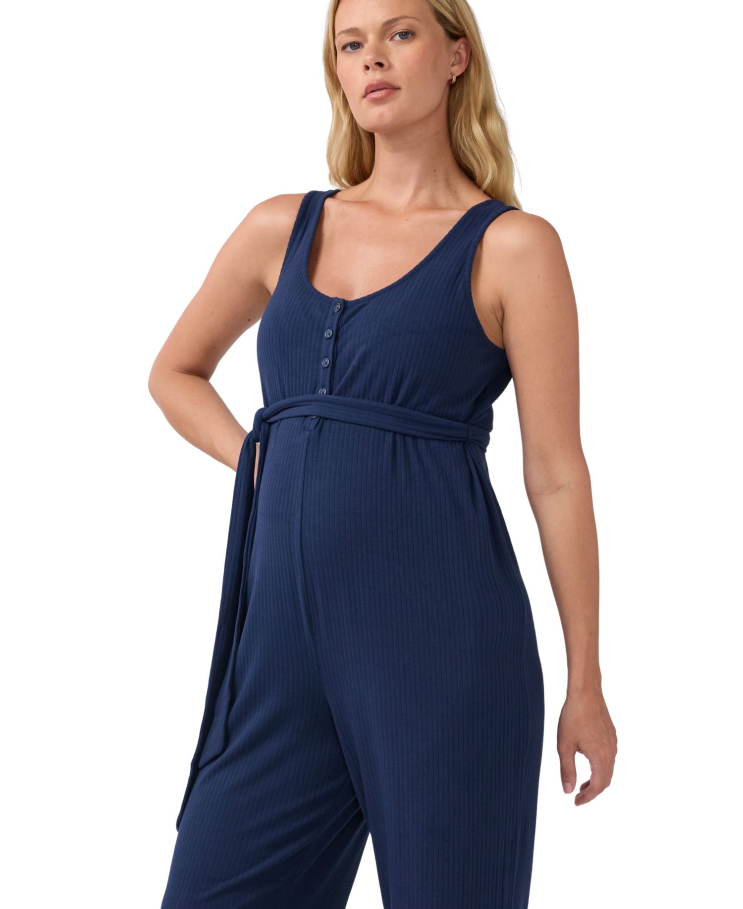 Women's Ingrid + Isabel Sleeveless Wide Leg Knit Jumpsuit