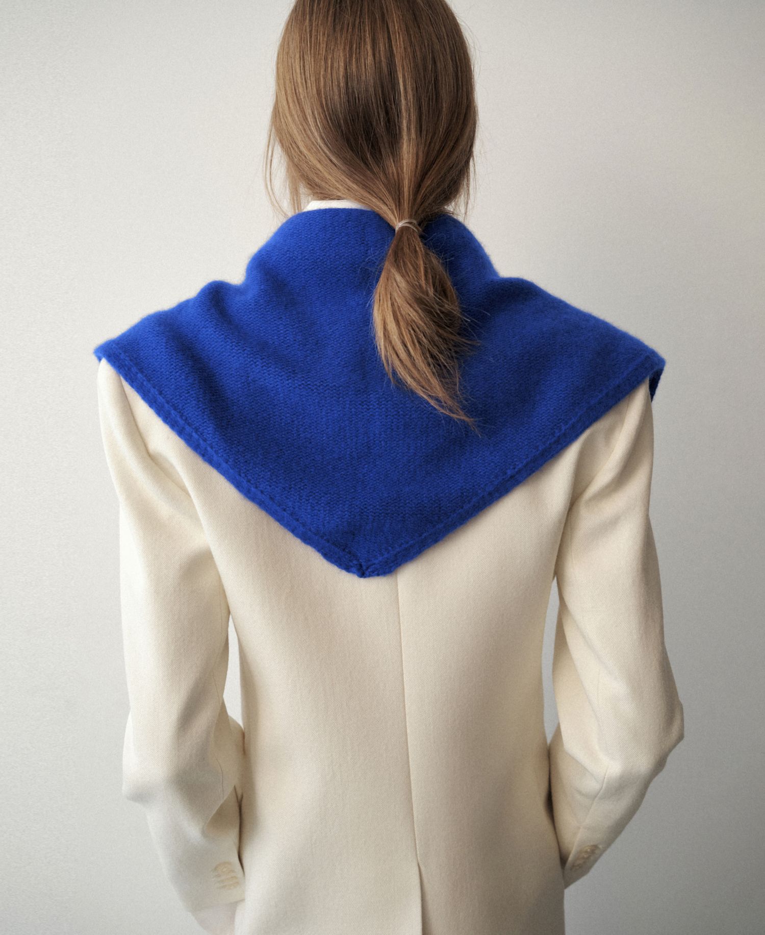 Women's Selection Cashmere Wool-Blend Triangular Scarf