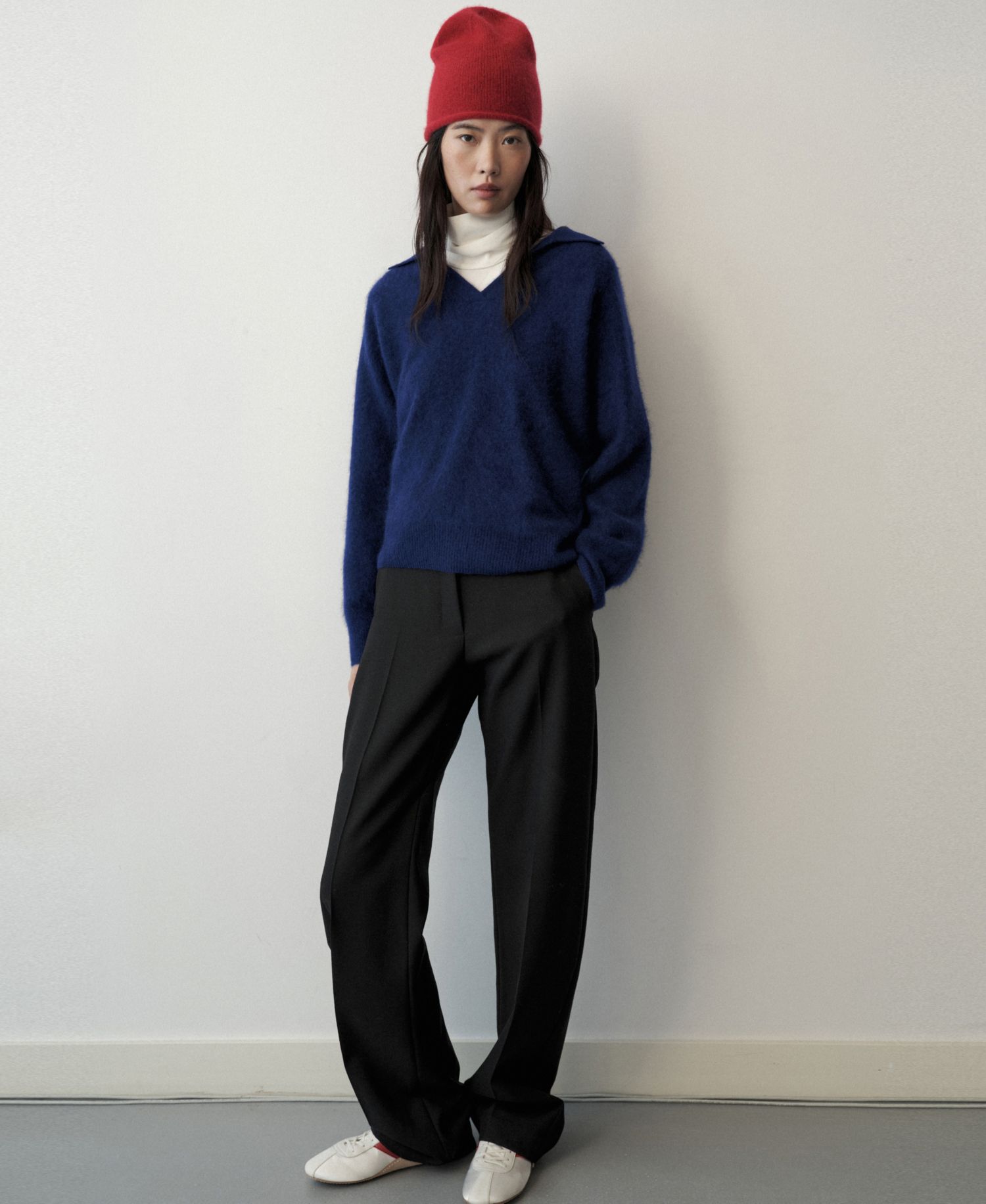 Women's Selection Loose-Fit Polo Sweater