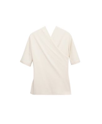 Women's Selection Fitted Wrap-Effect Top