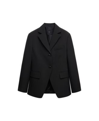Women's Selection Slim-Fit Polyester/Wool-Blend Blazer