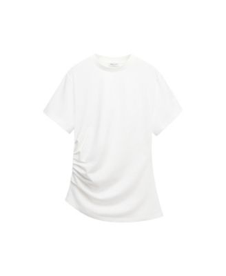 Women's Selection Crewneck Short-Sleeve Ruched T-Shirt