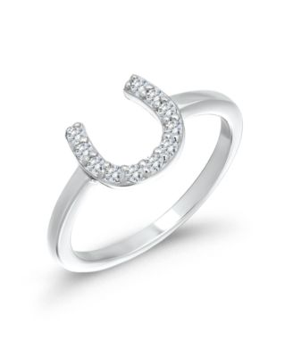 Cubic Zirconia Pave Pinky Ring