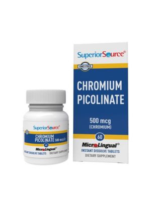Chromium Picolinate  500 mcg, 60 Instant Dissolve Tablets