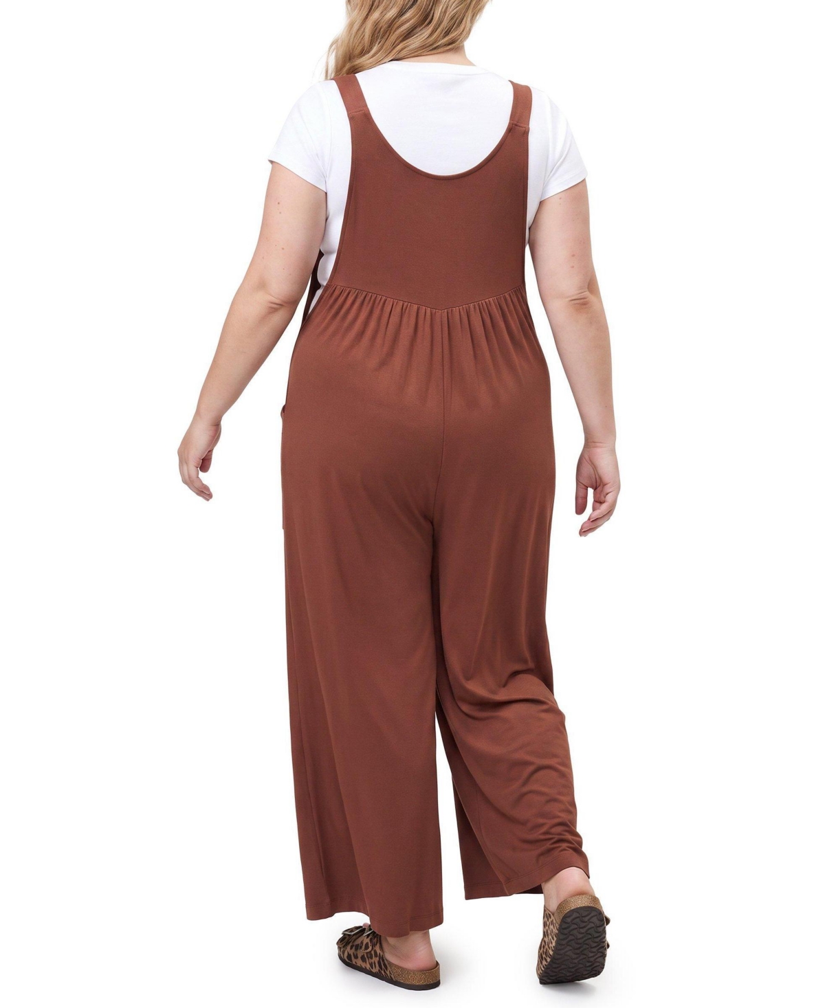 Torrid Plus Super Soft Jersey Wide-Leg Overall