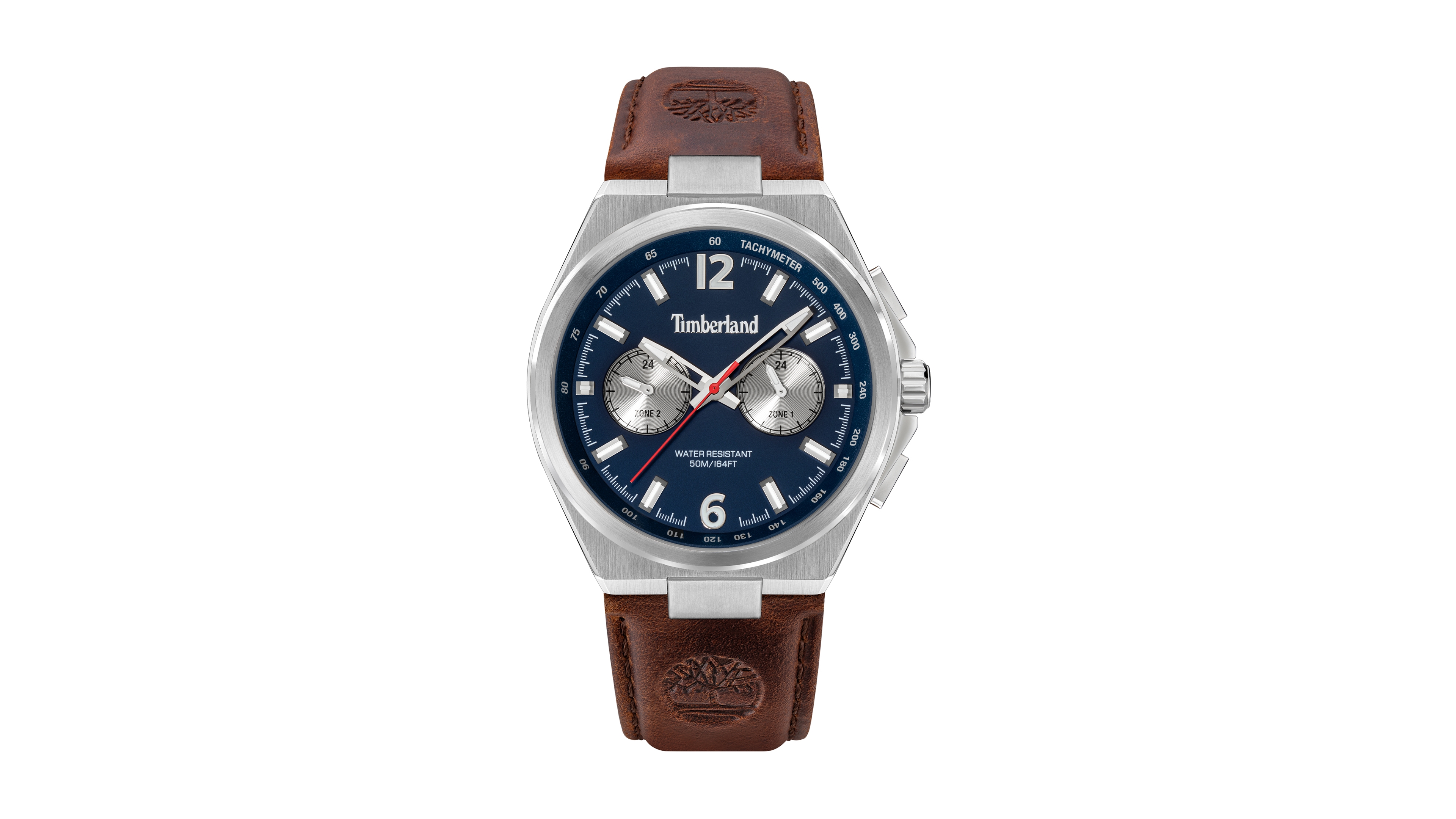 Timberland Men's Quartz Driscoll Leather Watch 43.5mm