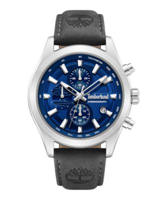 Men's Chronograph Ashmont Sport Leather Watch 44mm