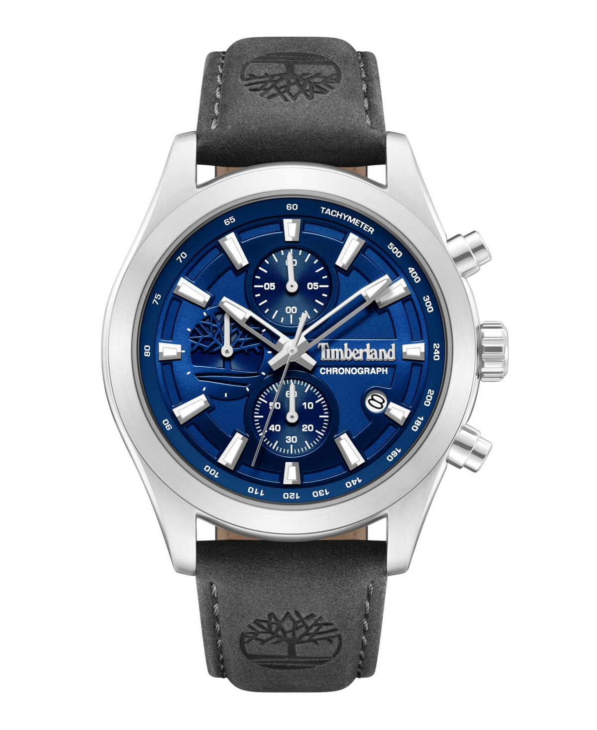 Timberland Men's Chronograph Ashmont Sport Leather Watch 44mm
