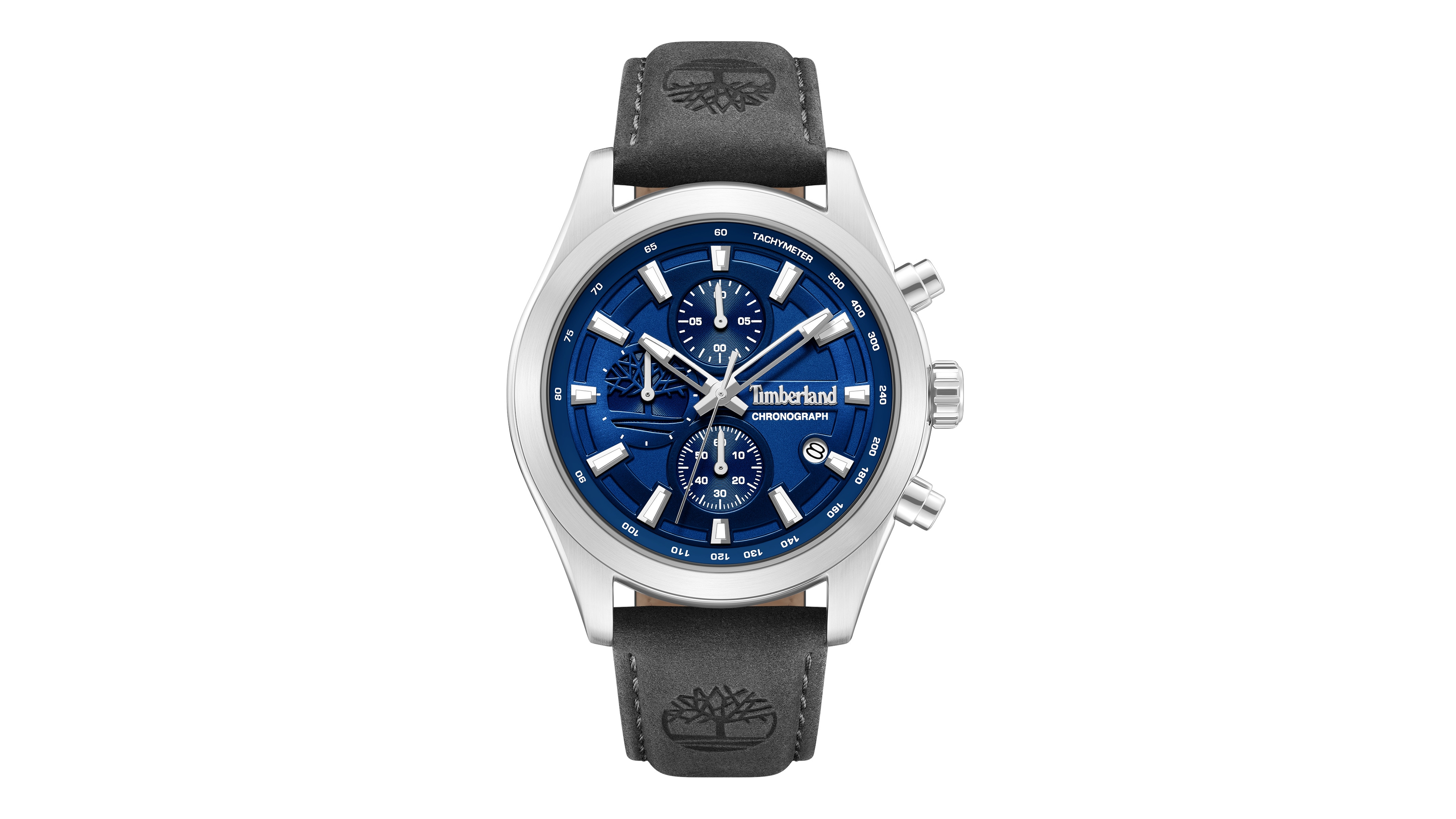 Timberland Men's Chronograph Ashmont Sport Leather Watch 44mm
