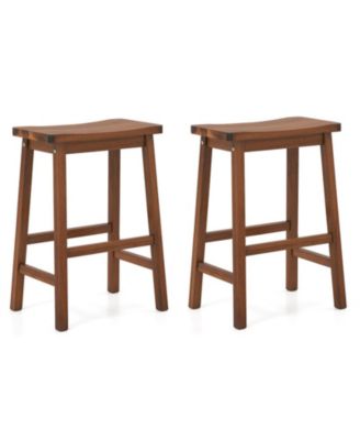 Saddle-Seat Counter Stools for Small Kitchen Islands