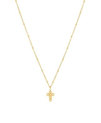 Pearl Cross Necklace