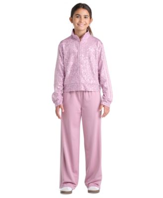 Girls' 8-16 Full-Zip Jacket and Wide-Leg Pants, 2-Piece Set