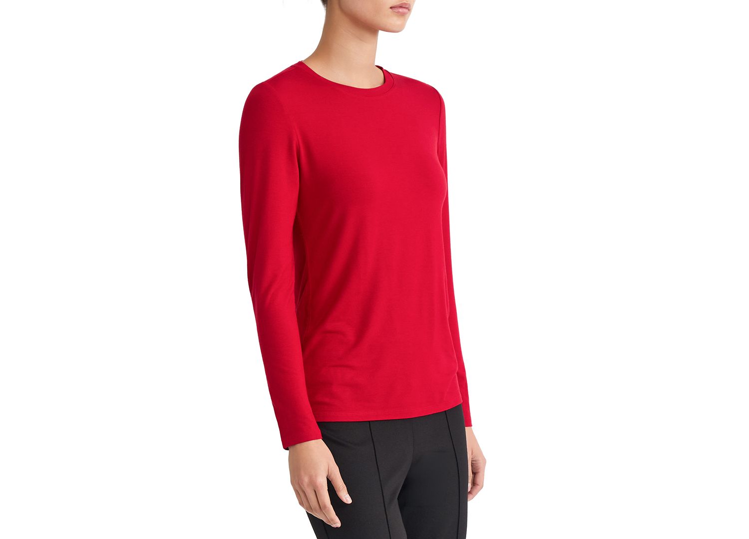 Women's Long-Sleeve Crewneck T-Shirt