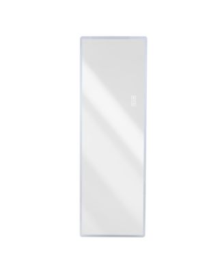 65 x 21 Inch LED Full Length Mirror Wall Mounted Lighting 3 Color Temp Stepless Dimming HD Silver for Bedroom Closet Living