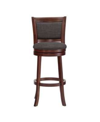 Linen Swivel Bar Stool